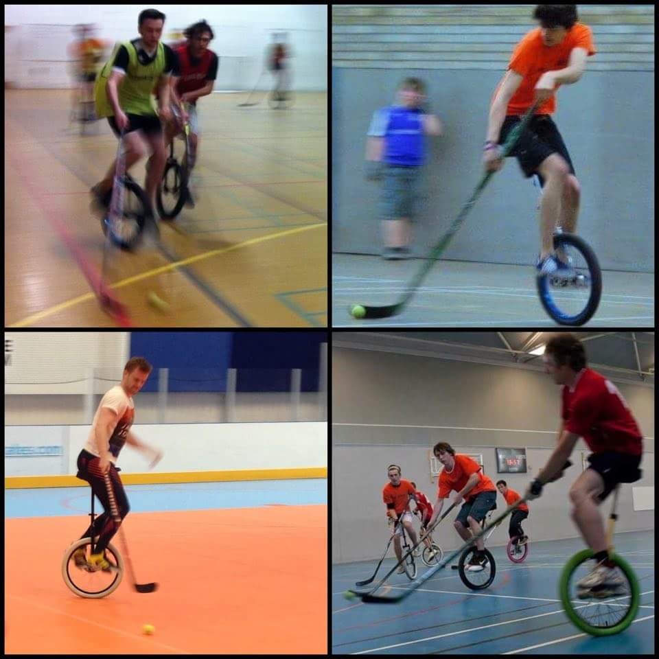 Unicycle Hockey